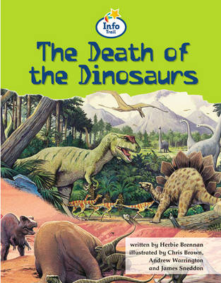 Book cover for Death of a Dinosaur Info Trail Competent Book 13