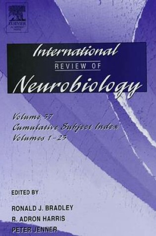 Cover of International Review of Neurobiology