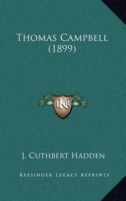 Book cover for Thomas Campbell (1899)