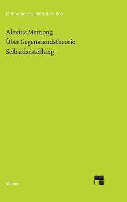 Book cover for UEber Gegenstandstheorie. Selbstdarstellung.