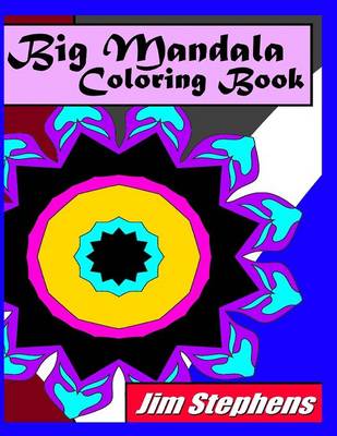 Book cover for Big Mandala Coloring Book