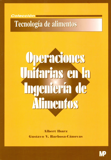 Book cover for Operaciones Unitarias En La Ingenieria de Alimentos