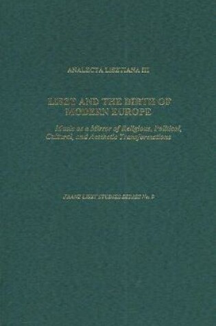 Cover of Analecta Lisztiana III
