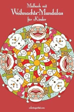 Cover of Malbuch mit Weihnachts-Mandalas für Kinder