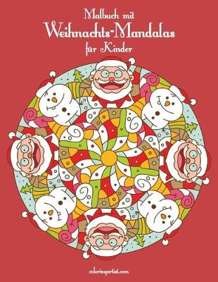 Book cover for Malbuch mit Weihnachts-Mandalas für Kinder