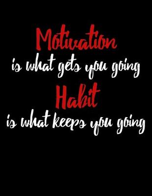 Book cover for Motivation Is What Gets You Going Habit Is What Keeps You Going