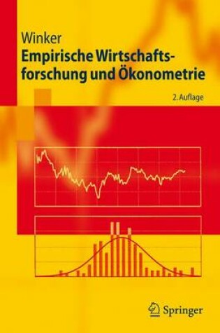 Cover of Empirische Wirtschaftsforschung Und Okonometrie