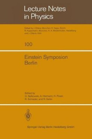 Cover of Einstein Symposion Berlin