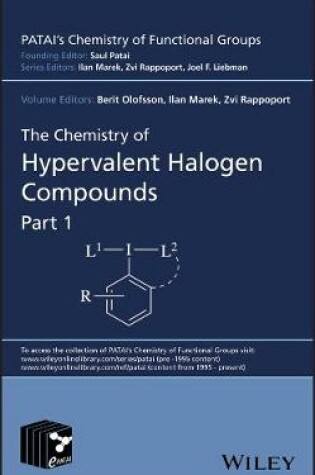 Cover of The Chemistry of Hypervalent Halogen Compounds, 2 Volume Set