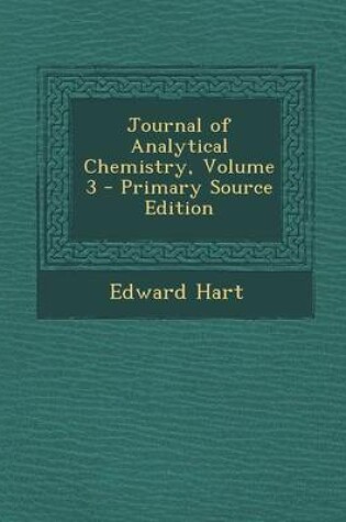 Cover of Journal of Analytical Chemistry, Volume 3