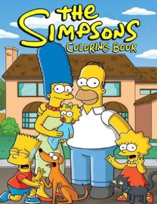 Book cover for The Simpsons Coloring Book