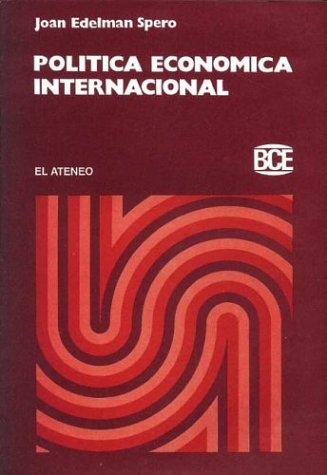 Book cover for Politica Economica Internacional