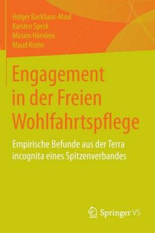 Cover of Engagement in Der Freien Wohlfahrtspflege