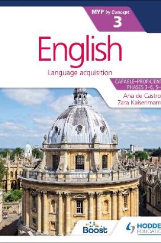 Cover of English for the IB MYP 3