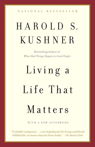 Book cover for Living a Life that Matters