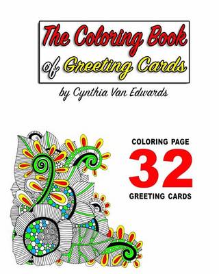 Book cover for The Coloring Book of Greeting Cards!