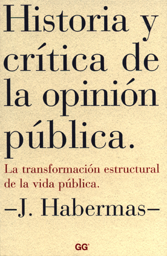 Book cover for Historia y Critica de La Opinion Publica