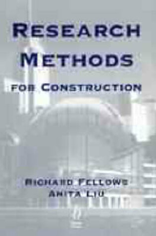 Cover of Research Methods for Construction