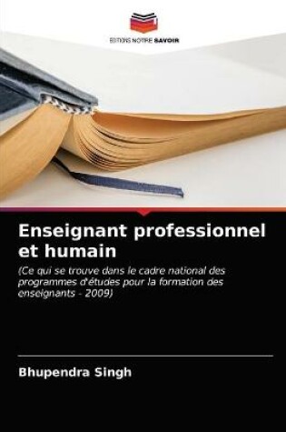 Cover of Enseignant professionnel et humain