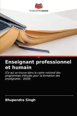 Book cover for Enseignant professionnel et humain