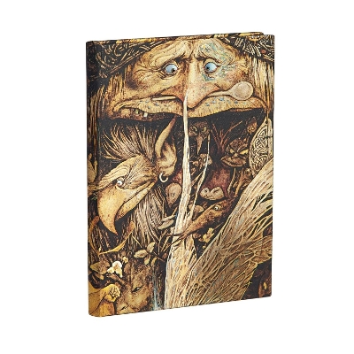Book cover for Mischievous Creatures Midi Unlined Hardcover Journal (Elastic Band Closure)