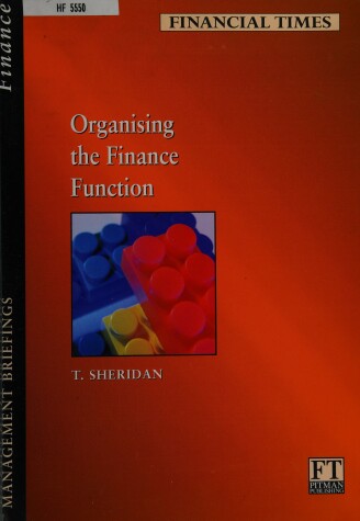 Book cover for Organising the Finance Function