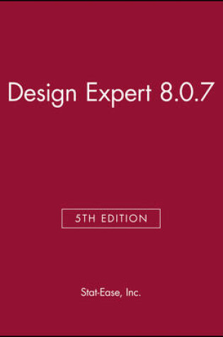 Cover of Design Expert 8.0.7