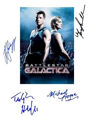 Book cover for Battlestar Galactica