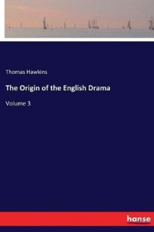 Cover of The Origin of the English Drama