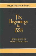 Book cover for Beginnings to 1558