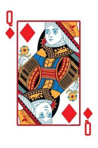 Cover of Queen of Diamonds Lined Notebook