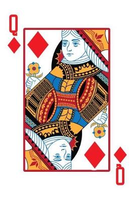 Cover of Queen of Diamonds Lined Notebook