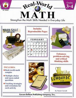 Cover of Real-World Math Grades 3-4