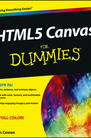 Cover of HTML5 Canvas For Dummies