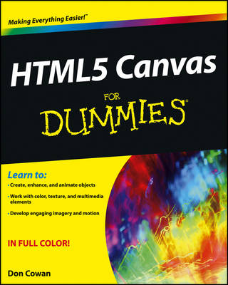 Book cover for HTML5 Canvas For Dummies