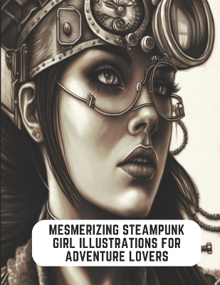 Book cover for Mesmerizing Steampunk Girl Illustrations for Adventure Lovers