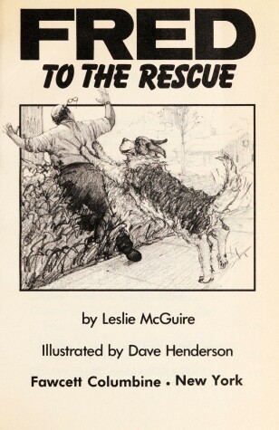 Book cover for Fred to the Rescue