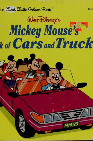 Cover of Walt Disney's Mickey Mouse's Book of Cars and Trucks