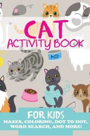 Cover of Cat Activity Book for Kids