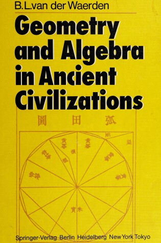 Cover of Geometry and Algebra in Ancient Civilizations