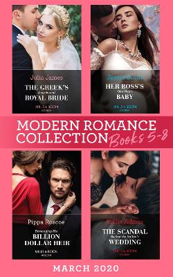 Book cover for Modern Romance March 2020 Books 5-8