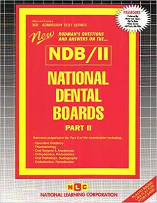 Book cover for NATIONAL DENTAL BOARDS (NDB) / PART II