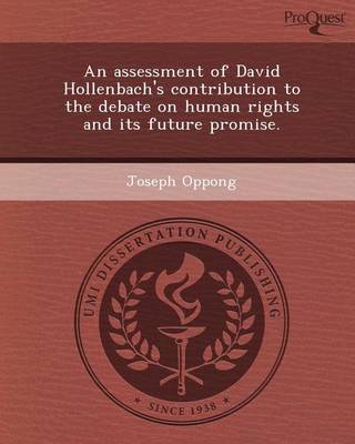 Book cover for An Assessment of David Hollenbach's Contribution to the Debate on Human Rights and Its Future Promise