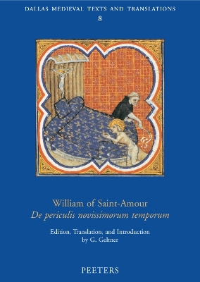 Cover of William of Saint-Amour "De Periculis Novissimorum Temporum"