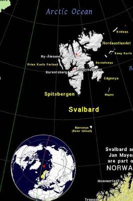 Book cover for Modern Day Color Map of Svalbard and Jan Mayen Journal