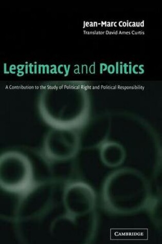 Cover of Legitimacy and Politics