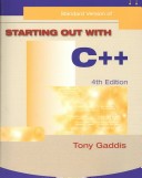 Book cover for Starting out W/C++ 4/E Standard