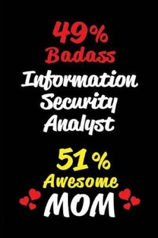 Cover of 49% Badass Information Security Analyst 51 % Awesome Mom