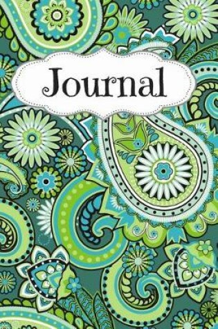 Cover of Green Floral Paisley Journal