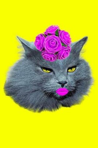 Cover of Pop Art Funny Cat Bullet Journal